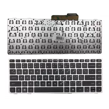 HP ProBook 6470b klaviatuur koos raamiga, must