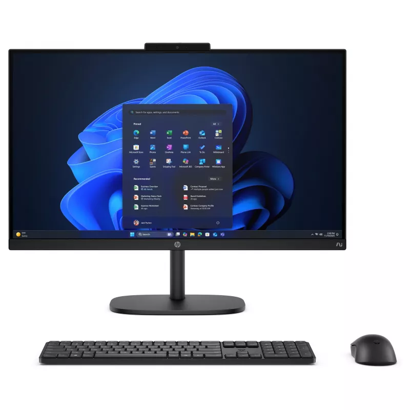 HP ProStudio 2 G2a All-in-One arvuti, 23,8 tolli FHD, AMD Ryzen 5 2200G, 16GB muutmälu, 512GB SSD, Windows 11 Pro, must
