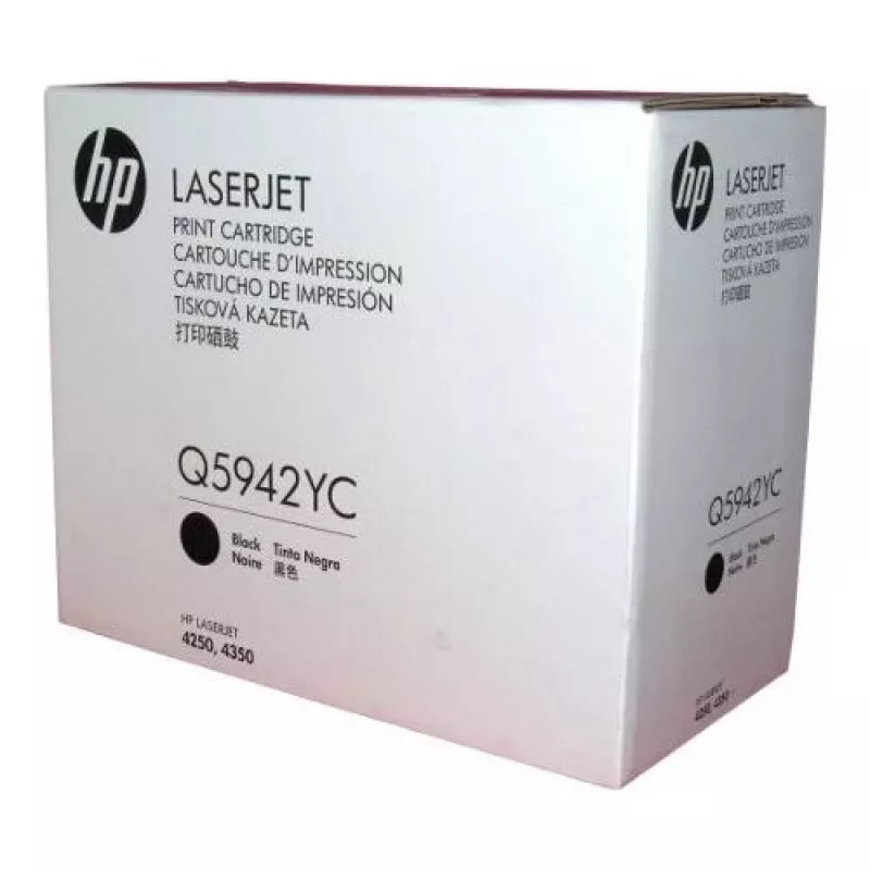 HP Q5942YC Contract Toner Cartridge - Must, suure saagisega (10 000 lehekülge) LaserJet 4250/4350 jaoks