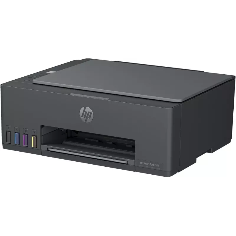 HP Smart Tank 581 Kõik-ühes värviline tindiprinter – Prindi, skaneeri, kopeeri, A4, 12 ppm, USB, Wi-Fi, Bluetooth