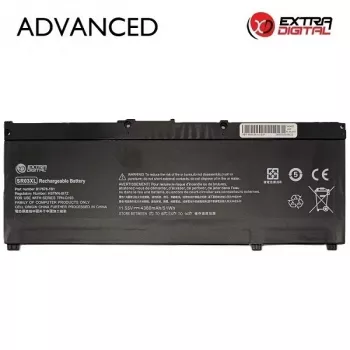 HP SR03XL asendus sülearvuti aku 4380mAh 11.55V Li-ion 3-elemendiline Pavilion Gaming 15-cx/dk ja Omen 15-dc jaoks - must