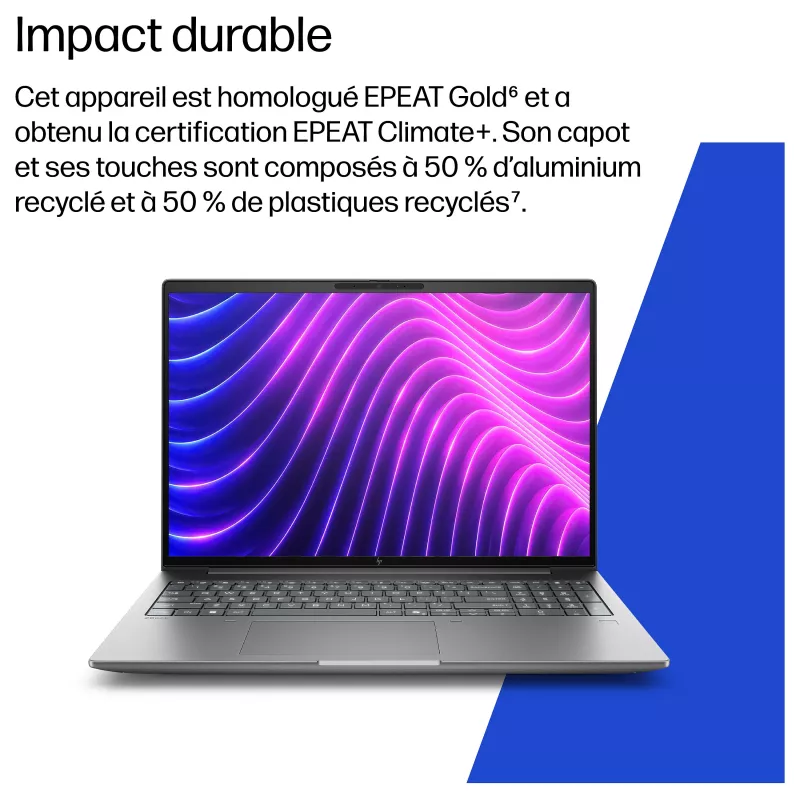 HP ZBook 8 G2i mobiilne tööjaam - Intel Core Ultra 9 388H - 64GB RAM - 1TB SSD - 16-tolline WQXGA - Windows 11 Pro - hõbedane