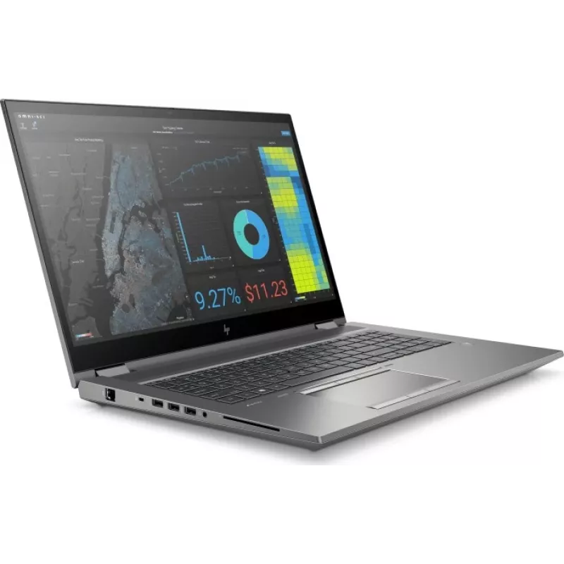 HP ZBook Fury 17 G7 sülearvuti, Core i7, 32GB RAM, SSD, 17.3 tolli FHD (taastatud toode)
