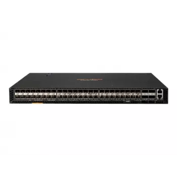 HPE Aruba 8320 48-Port 10GbE SFP+ ja 6-Port 40GbE QSFP+ hallatav Layer 3 lüliti 2x 400W toiteploki, 5x ventilaatori, riiulikomplekti ja TAA vastavusega