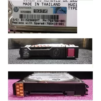 HPE Enterprise 300GB SAS 12G 10K 2,5 inch SFF Hot-Swap kõvaketas SmartDrive'i kanduriga 785410-001