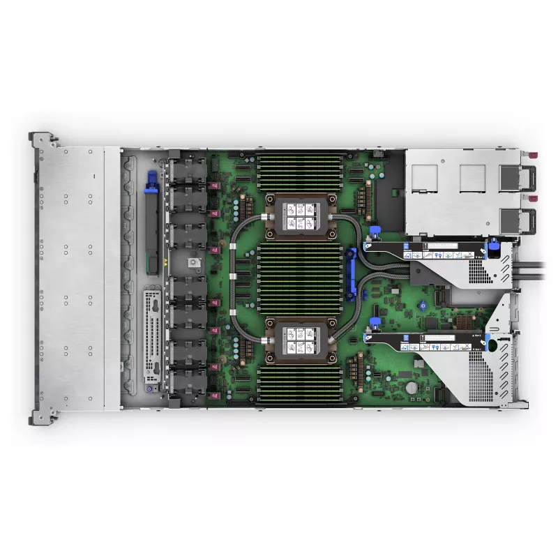 HPE ProLiant DL360 Gen12 Server, 6505P 2.2GHz 12-tuumaline, 2x32GB RAM, 8SFF Hot Plug, MR408i-o, 2x1000W