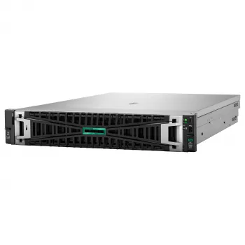 HPE ProLiant DL380 Gen12 server, Intel Xeon 6505P 2.2GHz 12-tuumaline, 64GB DDR5 RAM, 8 SFF hot-plug pesa, MR408i-o kontroller, 2x1000W redundantne PSU, 2U riiul