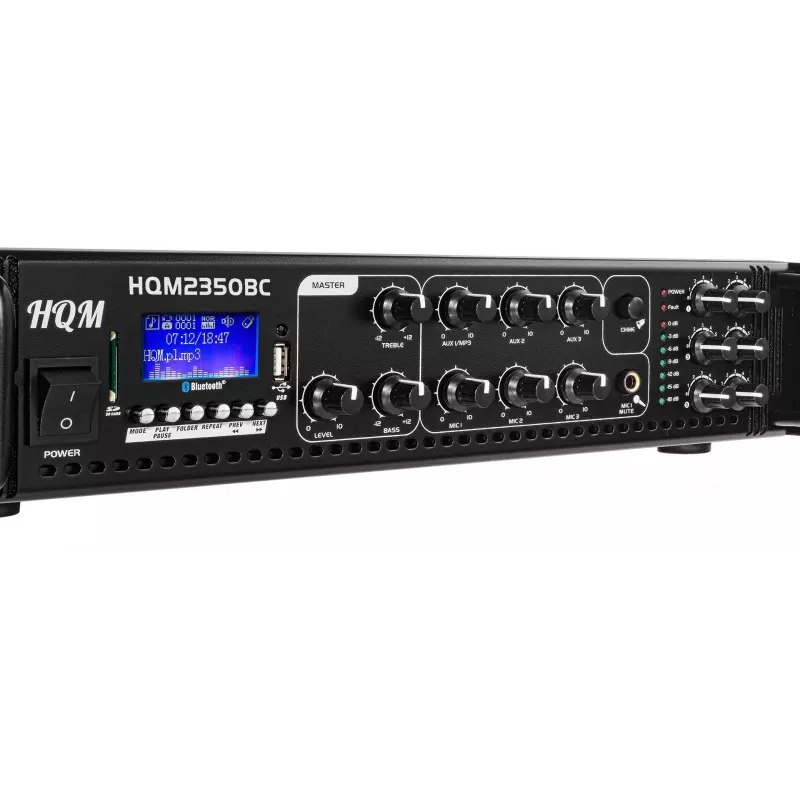 HQM HQM2350BC FM/MP3/Bluetooth raadiovõimendi 350W