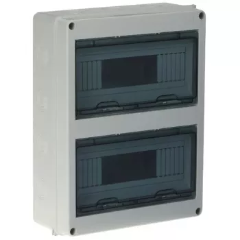 HT-24 Pindpaigaldatav hermeetiline jaotuskilp, 24 moodulit, IP65, hall