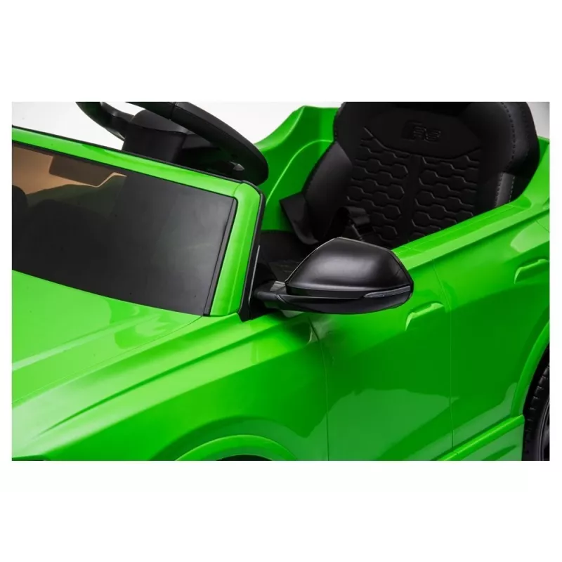 HUAWEI Audi RS Q8 Patareitoitel Auto LED Tulede ja MP3 Pultjuhtimisega Roheline