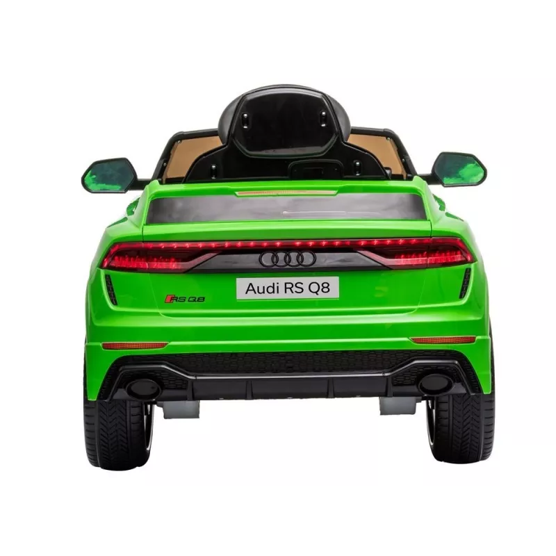 HUAWEI Audi RS Q8 Patareitoitel Auto LED Tulede ja MP3 Pultjuhtimisega Roheline