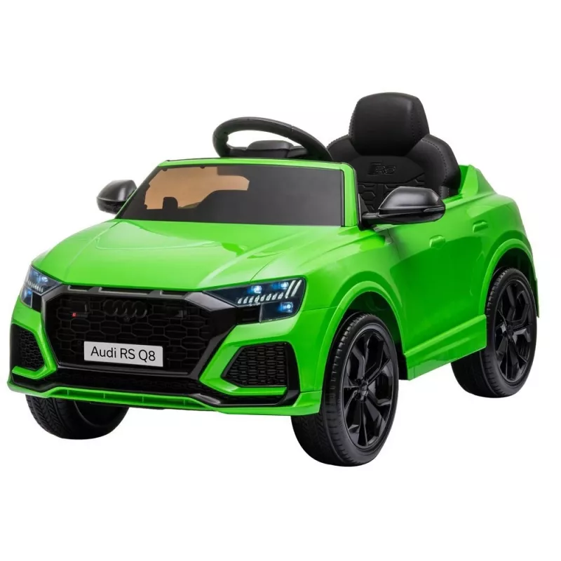 HUAWEI Audi RS Q8 Patareitoitel Auto LED Tulede ja MP3 Pultjuhtimisega Roheline