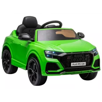 HUAWEI Audi RS Q8 Patareitoitel Auto LED Tulede ja MP3 Pultjuhtimisega Roheline