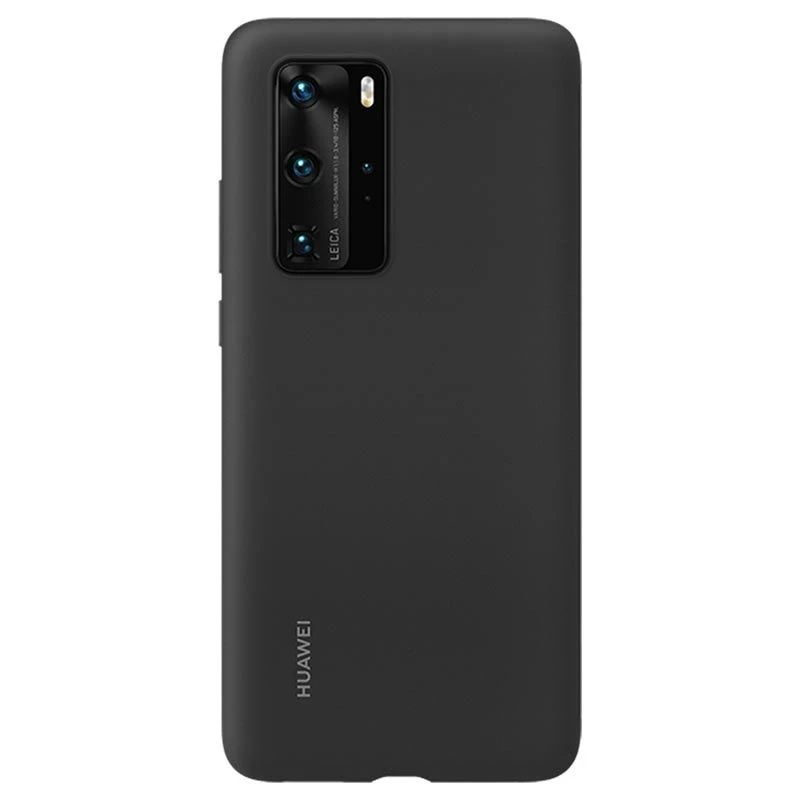 Huawei P40 Pro Silicone Case Black