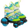 HUDORA My First Quad LED rulluisud suurus 30-33 roheline/sinine