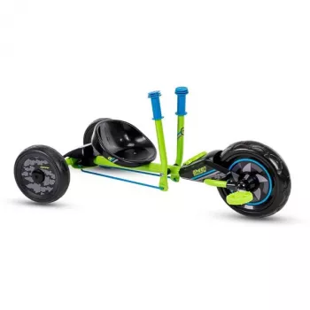Huffy Green Machine Mini Drift Trike lastele (3-5 aastat), pedaaljõul, roheline/must, 10-tolline esiratas