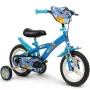 Huffy STITCH 12 lastejalgratas – sinine, 12-tollised rattad, terasraam, abirattad, reguleeritav iste ja lenks