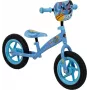 Huffy Stitch 16 G lastejalgratas, 16-tollised rattad, Disney Stitch teemaga, terasraam, eesmine käsi- ja tagumine tagurpidipidur, eemaldatavad abirattad, sinine/roosa