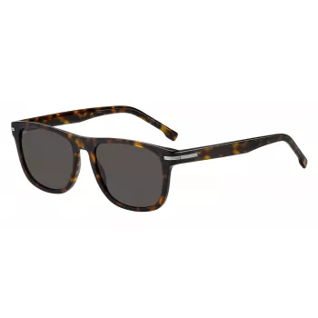 HUGO BOSS BLACK BOSS1626S086 meeste päikeseprillid - must raam, hall lääts, 55/18/145 mm