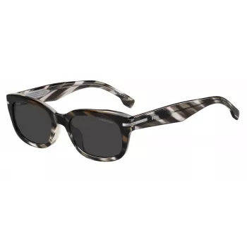 HUGO BOSS BLACK Meeste Päikeseprillid BOSS1793FSTV7 - Must raam, hall lääts, 53 mm