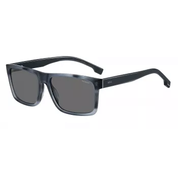 HUGO BOSS BLACK Päikeseprillid BOSS1760GS38I Meeste Nelinurksed Raamid Tumehallid Läätsed 59mm