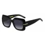 HUGO BOSS BLACK Naiste Päikeseprillid BOSS1730S807 - Ristkülikukujuline atsetaatraam, hallid läätsed, 54mm