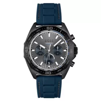 HUGO BOSS meeste kvartskronograafkell 1513972 44 mm roostevaba teras sinine sihverplaat