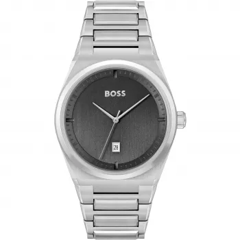 HUGO BOSS meeste käekell 1513992 42mm sinise numbrilaud ja roostevabast terasest kronograaf