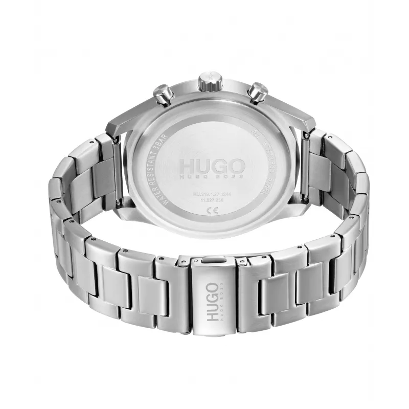 HUGO meeste 1530163 kvarts-analoogkell 46mm sinine sihverplaat pruun nahkrihm