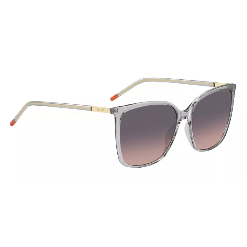 HUGO naiste päikeseprillid HG1275SKB7F7F - Havana/pruun atsetaatraam, pruun gradiendiga lääts, 57 mm