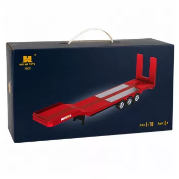 Huina 1:18 Madalplatvormiline Haagis Scania 770S RC Veokile - Punane