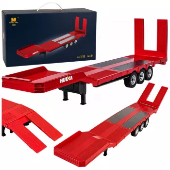 Huina 1:18 Madalplatvormiline Haagis Scania 770S RC Veokile - Punane