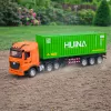 HUINA 1:18 RC kaugjuhitav veok konteineri, tulede ja helidega