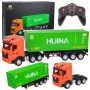 HUINA 1:18 RC kaugjuhitav veok konteineri, tulede ja helidega