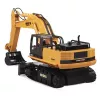 Huina 22747 1:16 RC Roomblekskavaator pöörleva kabiiniga, kaugjuhtimispult - 15 kanalit 2.4GHz LED-tuledega