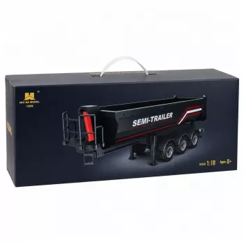 HUINA 32332 RC Metallist kallurihaagis 1:18 mõõtkavas must