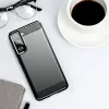 Hurtel Carbon Case Flexible Cover for Samsung Galaxy S21 FE Black