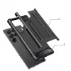 Hurtel Hybrid Armor Case for Apple iPhone 15 Pro - Black