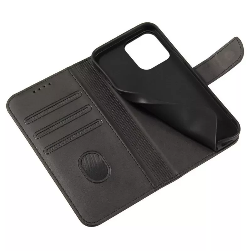 Hurtel Magnet Case Cover for TCL 20 Pro 5G Flip Cover Wallet Stand Black