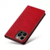 Hurtel Magnet Strap Case iPhone 13 Pro Max jaoks - Rahakotiümbris koos eemaldatava rihmaga ja ripatsiga - Punane