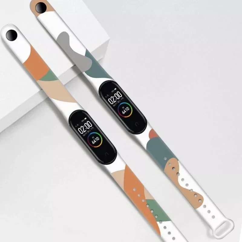 Hurtel Strap Moro randmepael Xiaomi Mi Band 6 / Mi Band 5 jaoks, silikoonset kamuflaažikella rihm