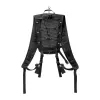 Hypershell AeroFlex Õlarihm - Ergonoomiline õhkvõrgustikuga polster, universaalne sobivus, 20 kg koormus, Stealth Black