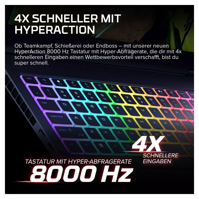 HyperX OMEN 16-ak1091ng mängusülearvuti, 16.1 tolli QHD 240Hz, AMD Ryzen AI 9 390HX, 32GB DDR5, 1TB SSD, RTX 5080, Windows 11 Home