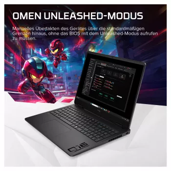 HyperX OMEN 16-ap1071ng Gaming Laptop, 16.1 inch QHD 165Hz, AMD Ryzen 7 8745HX, 16GB DDR5, 1TB SSD, RTX 5060, Win11 Home, Saksa klaviatuur