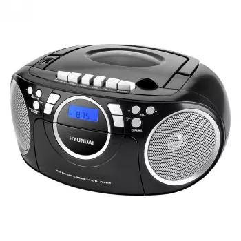 Hyundai TRC788AU3BBL Kaasaskantav CD/MP3-mängija Boombox FM-raadio, USB, Aux-in, sinine