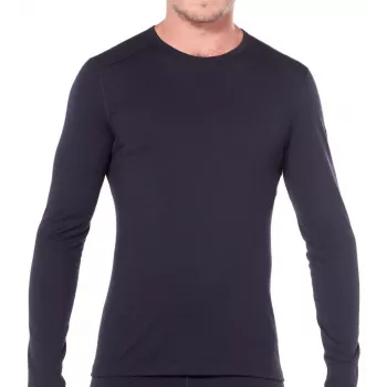 Icebreaker 200 Oasis L/S Crewe Base Layer Top - Must, XXL