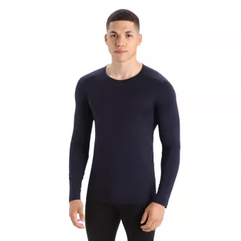 Icebreaker 200 Oasis L/S Crewe - Midnight Navy