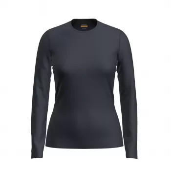 Icebreaker 200 Oasis L/S Crewe naiste keskmine kiht - Midnight Navy
