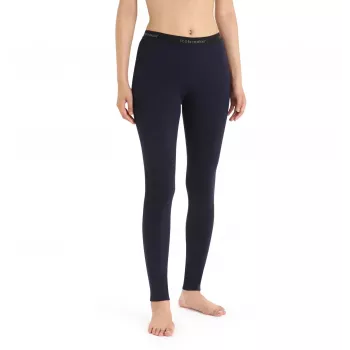 Icebreaker 200 Oasis Leggings – Naiste Meriinovillased Aluskihid, Midnight Navy, suurus S