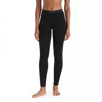 Icebreaker 260 Tech Leggings naiste - Must - Suurus S